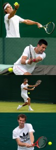 Rafa, Nole, Roger and Andy